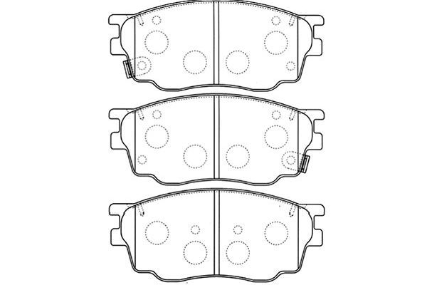 KAVO PARTS Jarrupala, levyjarru BP-4550